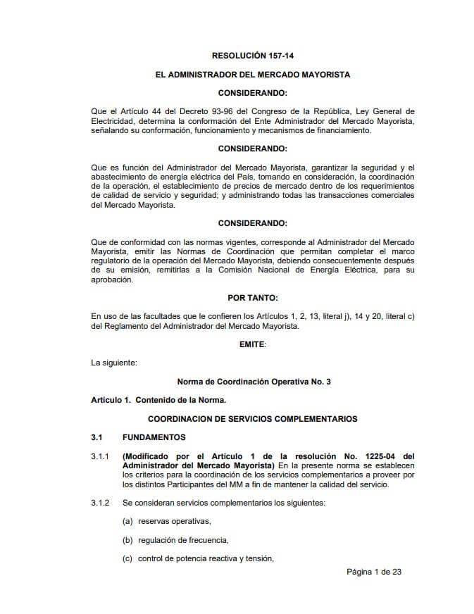 NCO-3: Coordinación de servicios complementarios
