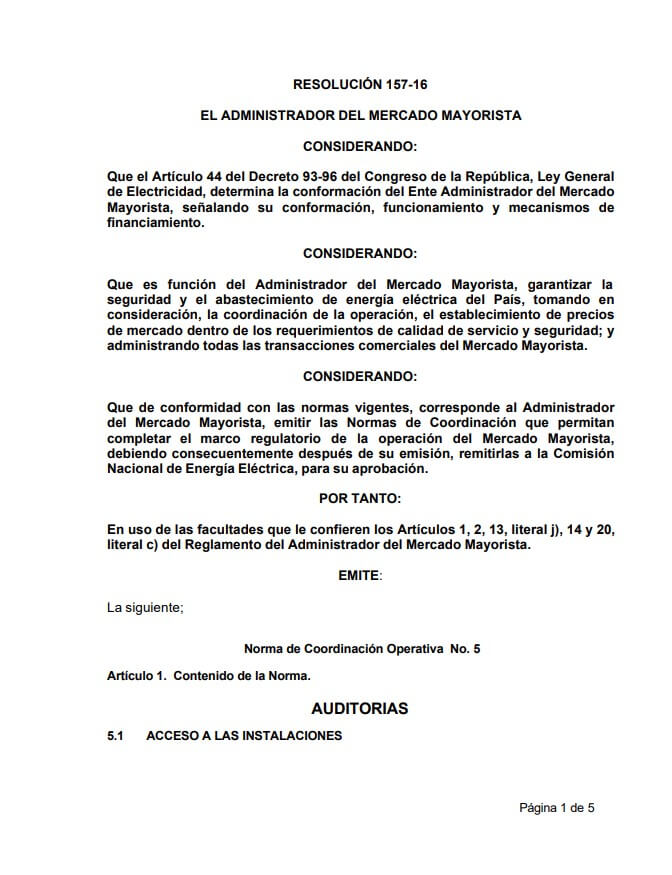 NCO-5: Auditorías